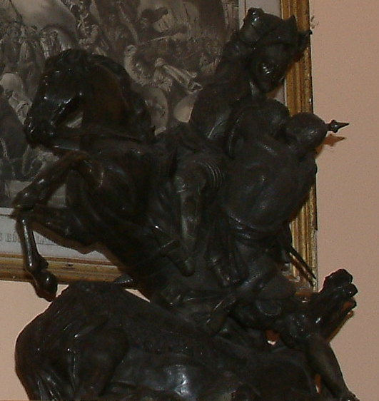 Martel Károly lovas szobra (Erkel Ferenc Múzeum CC BY-NC-SA)