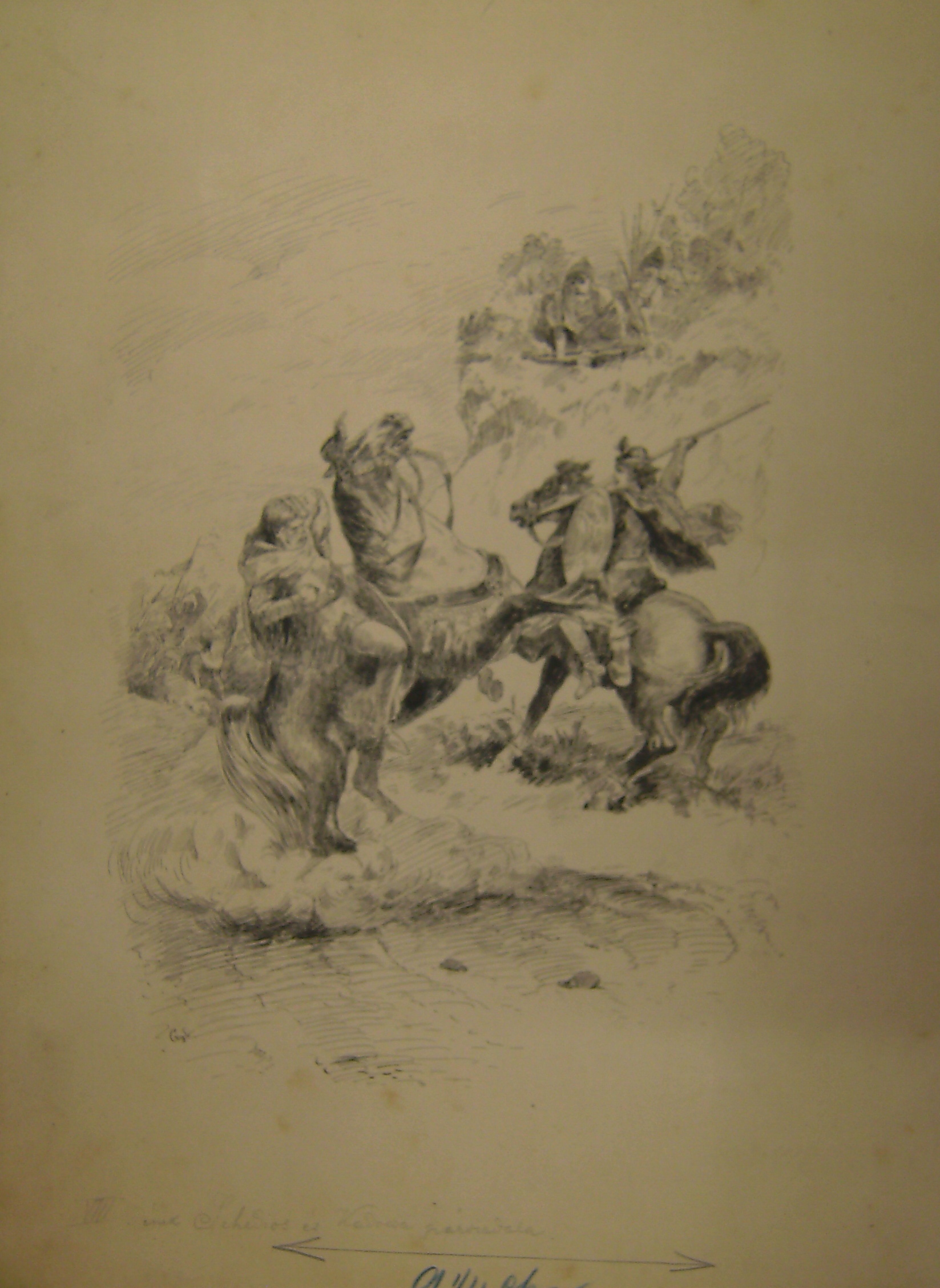 Illusztráció a Zalán futásához: VIII. ének (Erkel Ferenc Múzeum CC BY-NC-SA)