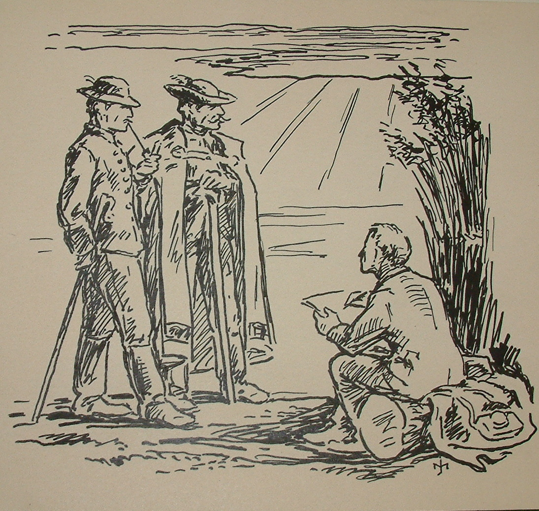 Illusztráció: Béres A. : A tiszántúli híres betyárok c művéhez (Erkel Ferenc Múzeum CC BY-NC-SA)