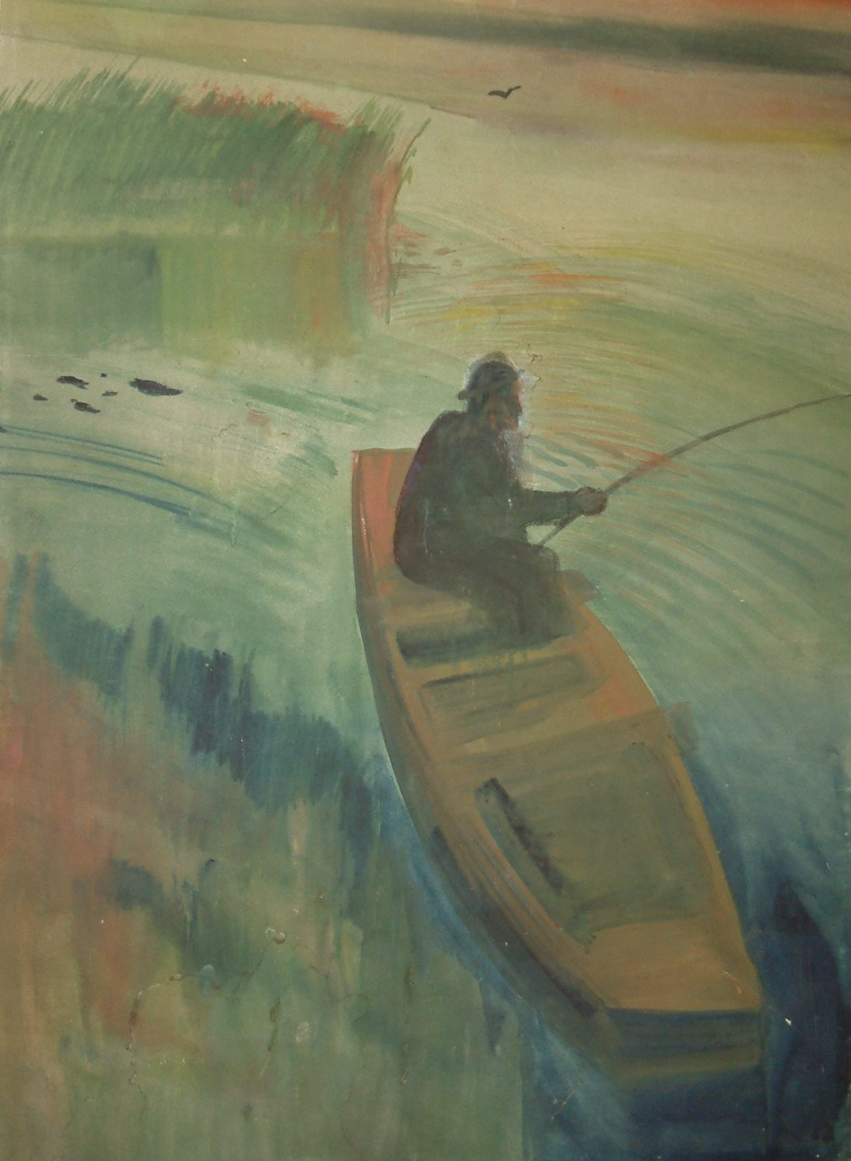 Halász csónakban (Erkel Ferenc Múzeum CC BY-NC-SA)