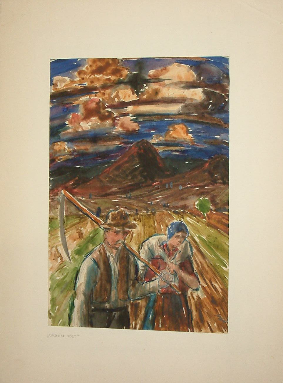 Hazatérő földművelők (Erkel Ferenc Múzeum CC BY-NC-SA)