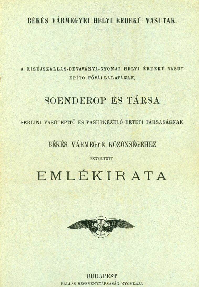 Brosura, nyomtatott- fűzött (Erkel Ferenc Múzeum CC BY-NC-SA)