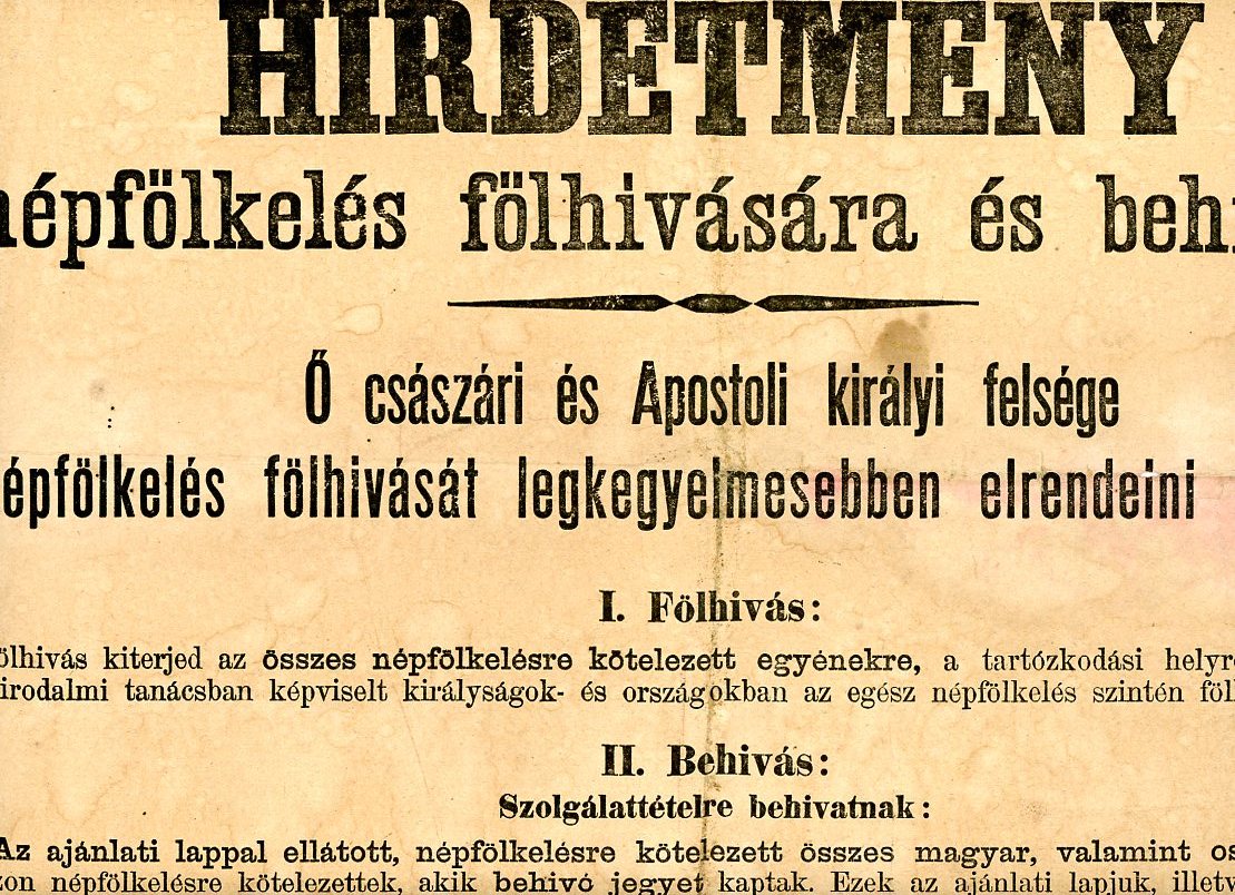 Plakát  Fakult rózsaszín papír, nyomtatott (Erkel Ferenc Múzeum CC BY-NC-SA)