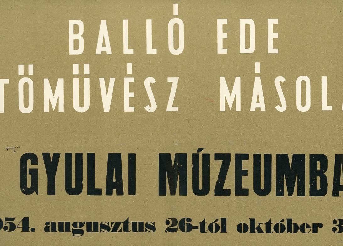 Falragasz, háromszínnyomás, fehér papíron (Erkel Ferenc Múzeum CC BY-NC-SA)