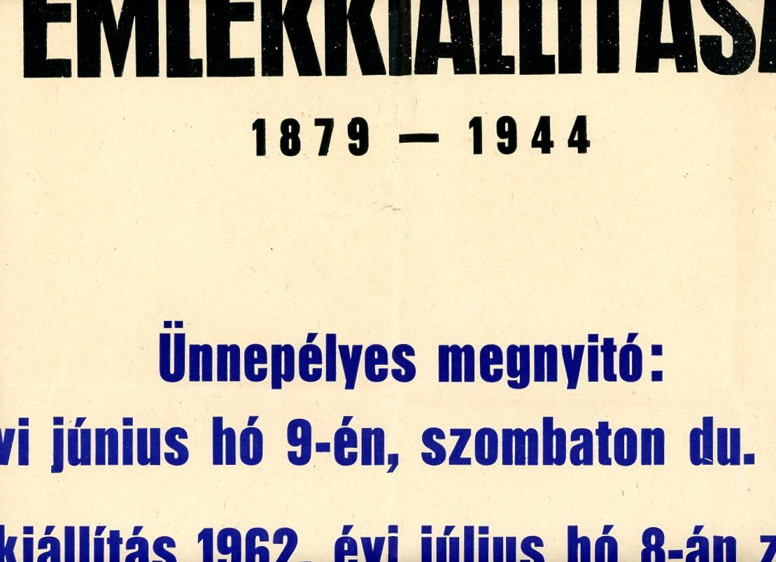 Falragasz, nyomtatott, kétszínnyomás fehér papíron (Erkel Ferenc Múzeum CC BY-NC-SA)
