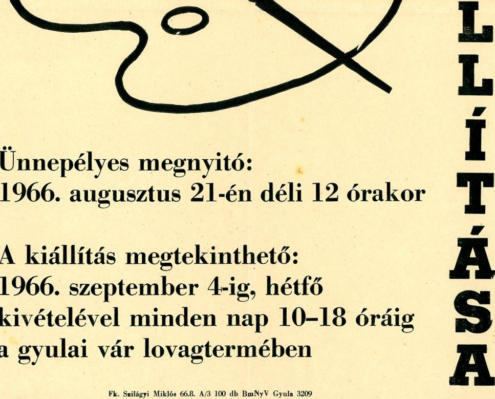 Falragasz, nyomtatott, kék papíron (Erkel Ferenc Múzeum CC BY-NC-SA)