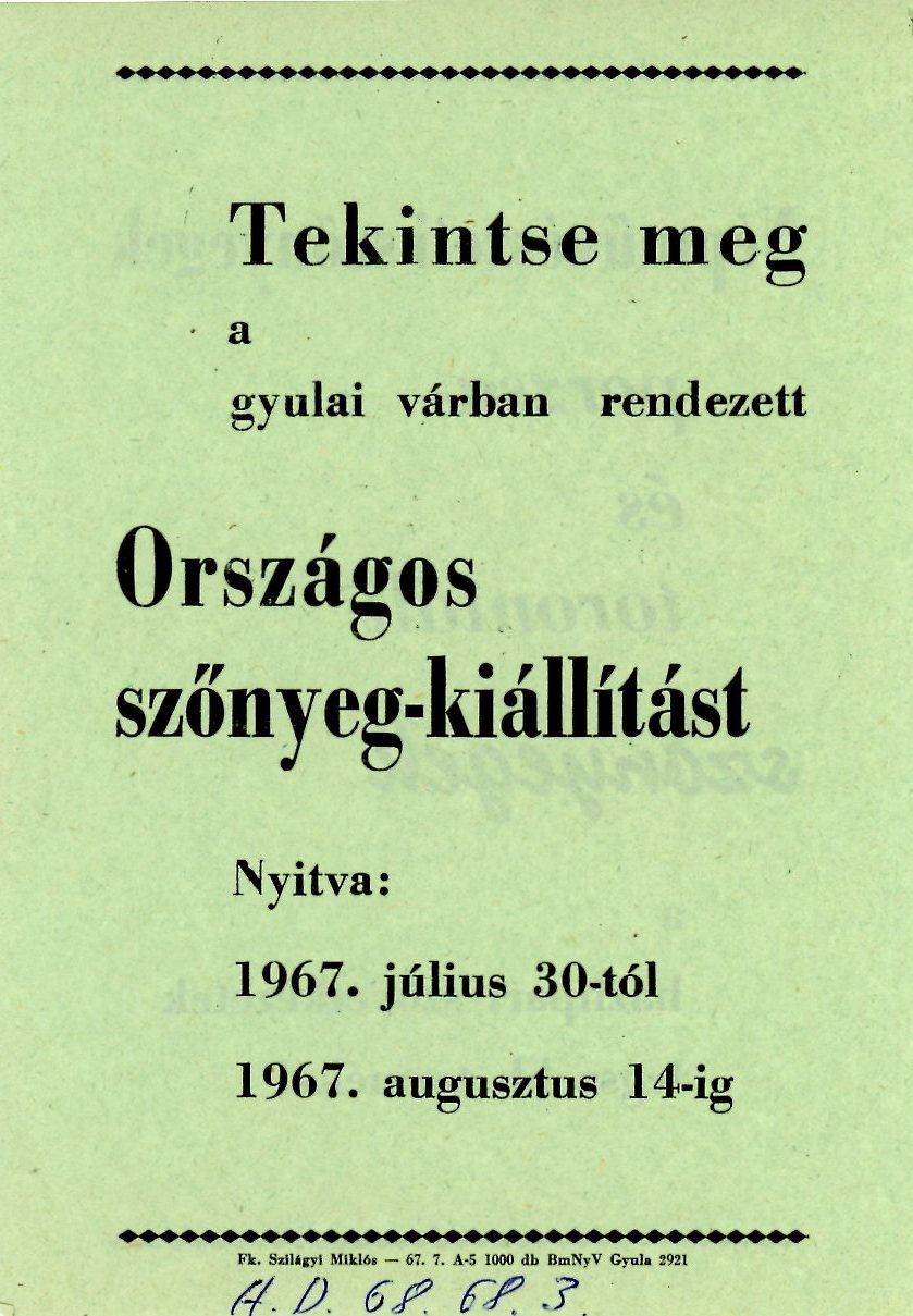 Röplap nyomtatott (Erkel Ferenc Múzeum CC BY-NC-SA)