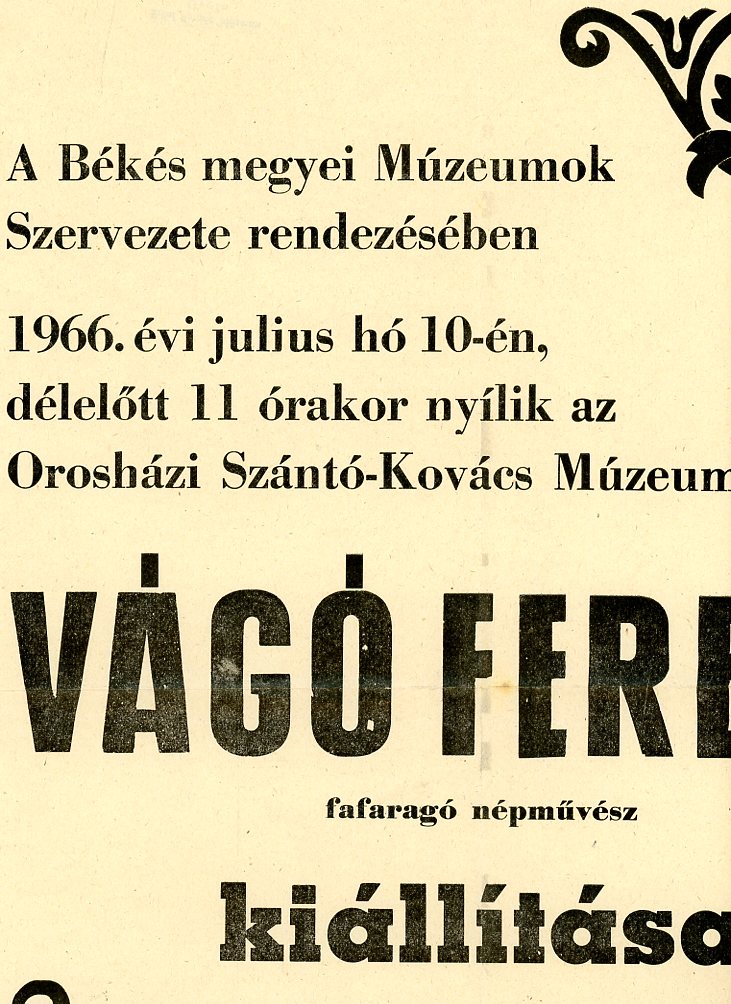 Falragasz, nyomtatott, sárga papíron (Erkel Ferenc Múzeum CC BY-NC-SA)