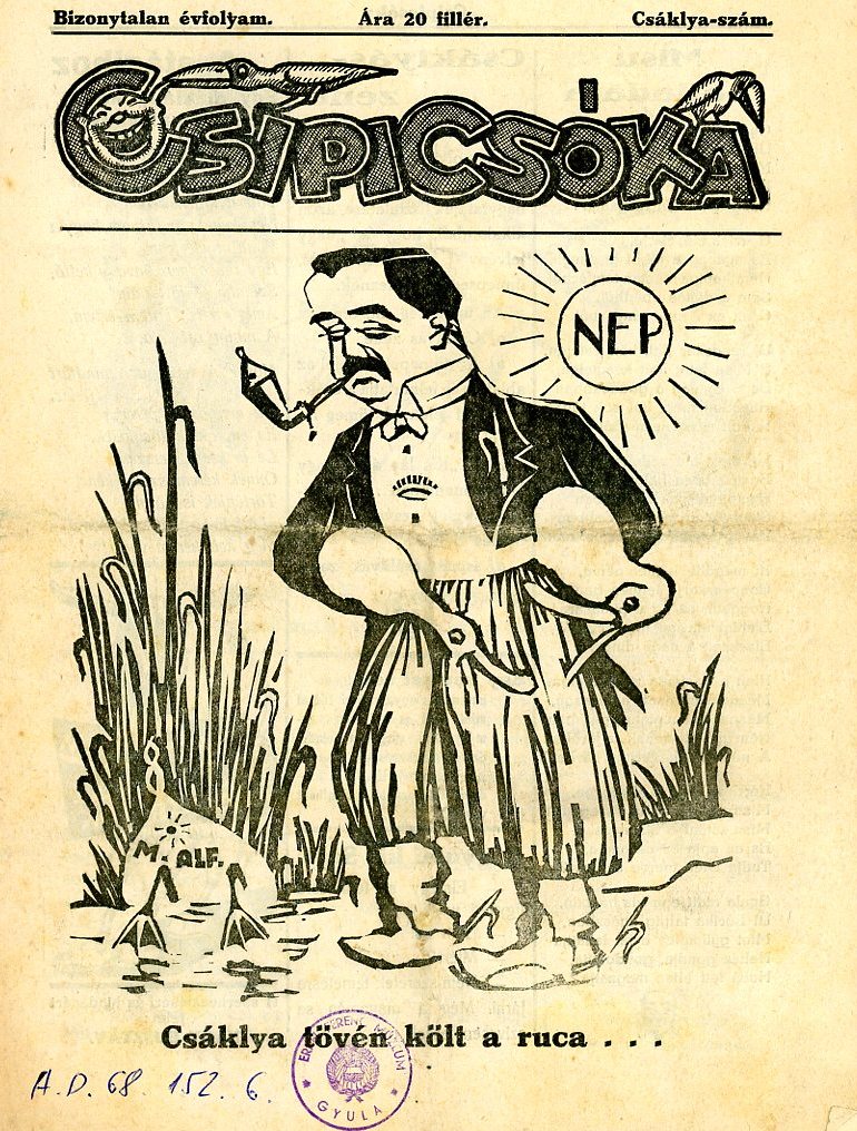Időszaki vicc lap: Csipicsóka (Erkel Ferenc Múzeum CC BY-NC-SA)