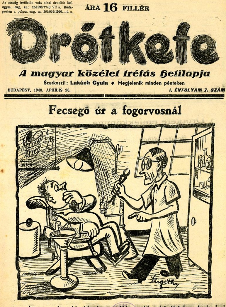Vicclap: Drótkefe (Erkel Ferenc Múzeum CC BY-NC-SA)