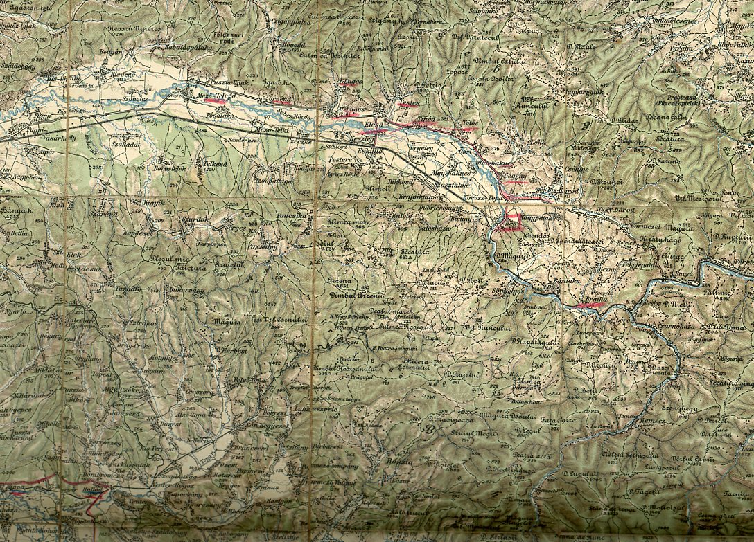 Térkép : Katonai térképszelvény                       Groszwardein (Erkel Ferenc Múzeum CC BY-NC-SA)