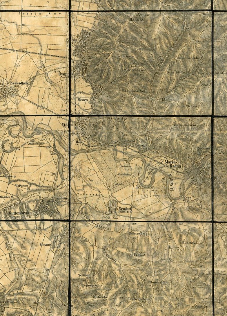 Térkép : Katonai térképszelvény                 Lippa (Erkel Ferenc Múzeum CC BY-NC-SA)