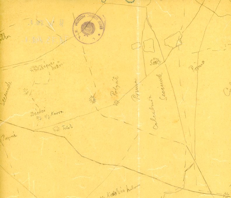 Térkép : Békés megye északi része (Erkel Ferenc Múzeum CC BY-NC-SA)