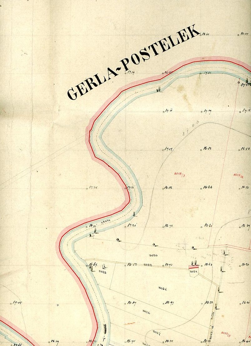 Térkép : Gyula külterülete , Bicere (Erkel Ferenc Múzeum CC BY-NC-SA)