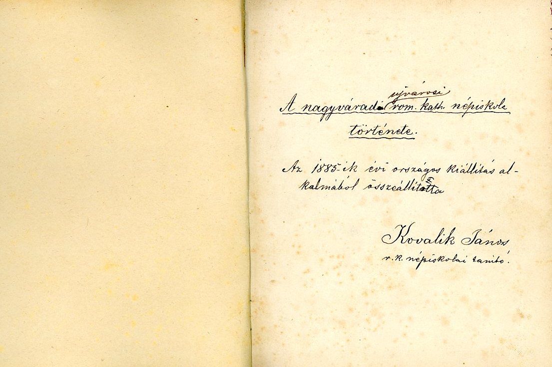 Kéziratos könyv (Erkel Ferenc Múzeum CC BY-NC-SA)