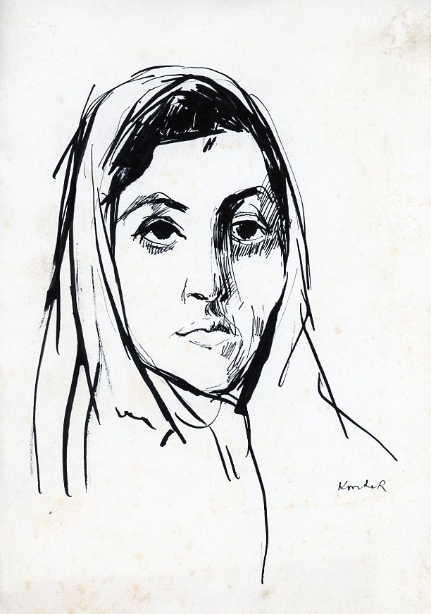 Cigány nő (Erkel Ferenc Múzeum CC BY-NC-SA)