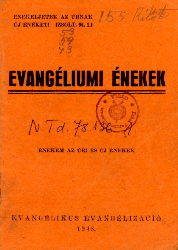 Evangéliumi énekek (Erkel Ferenc Múzeum CC BY-NC-SA)
