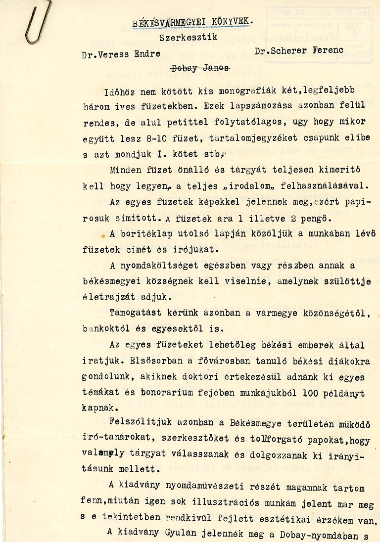 Könyvsorozat tervezés gépírásal (Erkel Ferenc Múzeum CC BY-NC-SA)