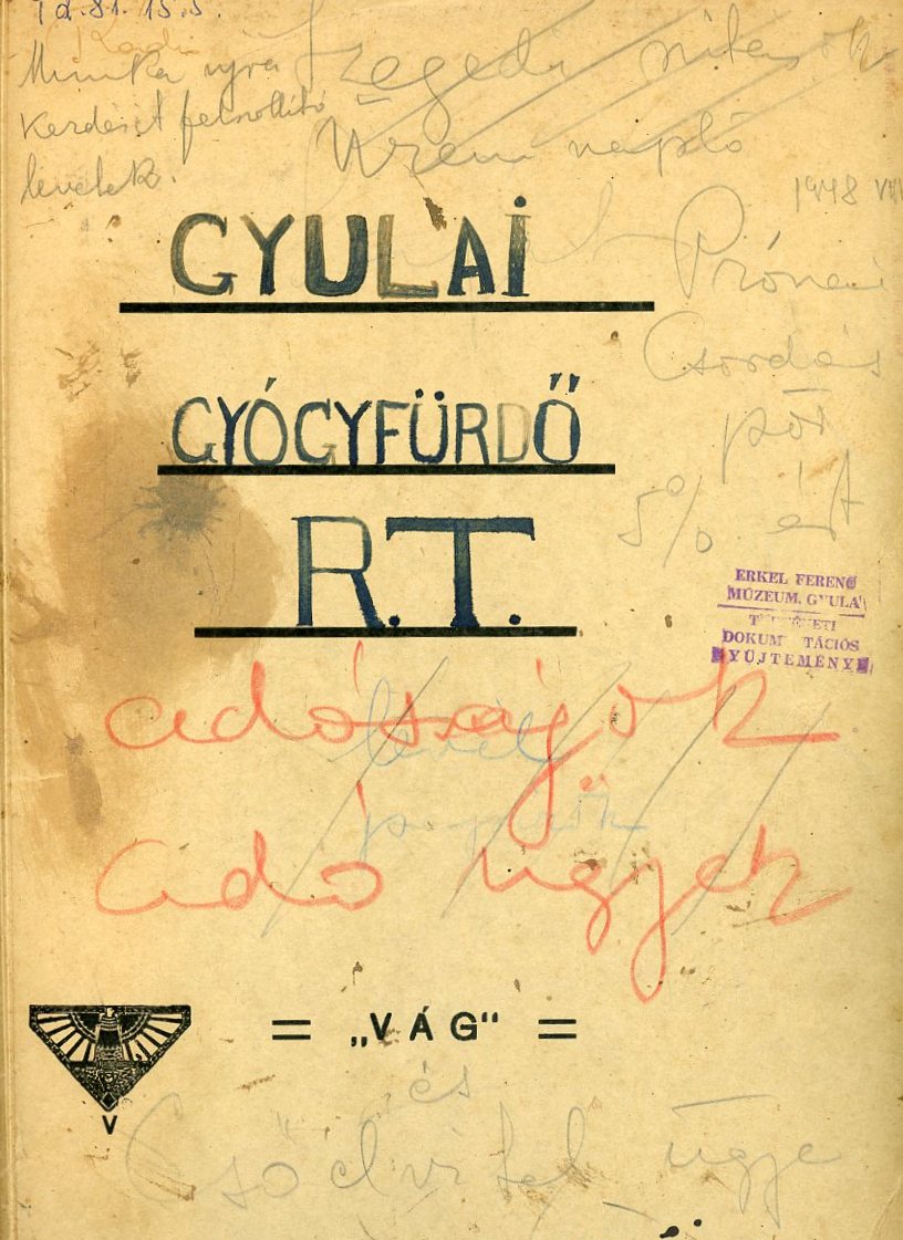 Hivatalos iratok (Erkel Ferenc Múzeum CC BY-NC-SA)