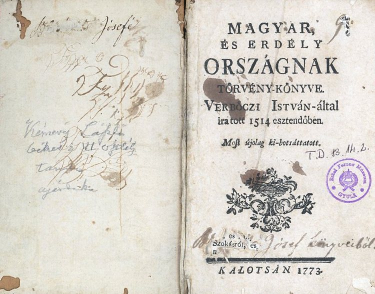 Könyv (Erkel Ferenc Múzeum CC BY-NC-SA)