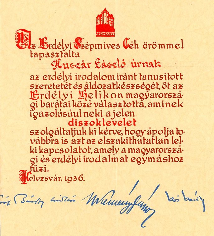 Személyes dokumentumok (Erkel Ferenc Múzeum CC BY-NC-SA)