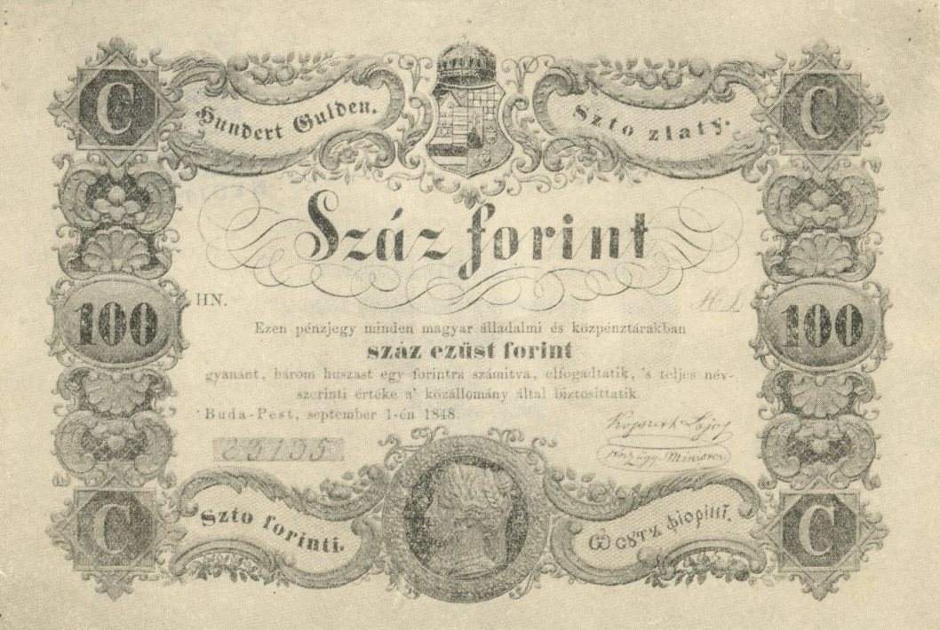 Száz forint (Erkel Ferenc Múzeum CC BY-NC-SA)