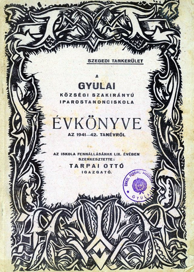 Évkönyv (Erkel Ferenc Múzeum CC BY-NC-SA)