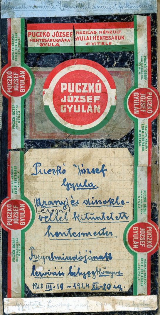 Adókönyv (Erkel Ferenc Múzeum CC BY-NC-SA)