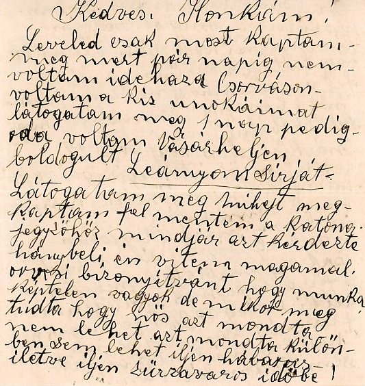 Levelek (Erkel Ferenc Múzeum CC BY-NC-SA)