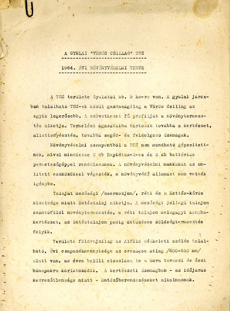 Gépelt kézirat (Erkel Ferenc Múzeum CC BY-NC-SA)