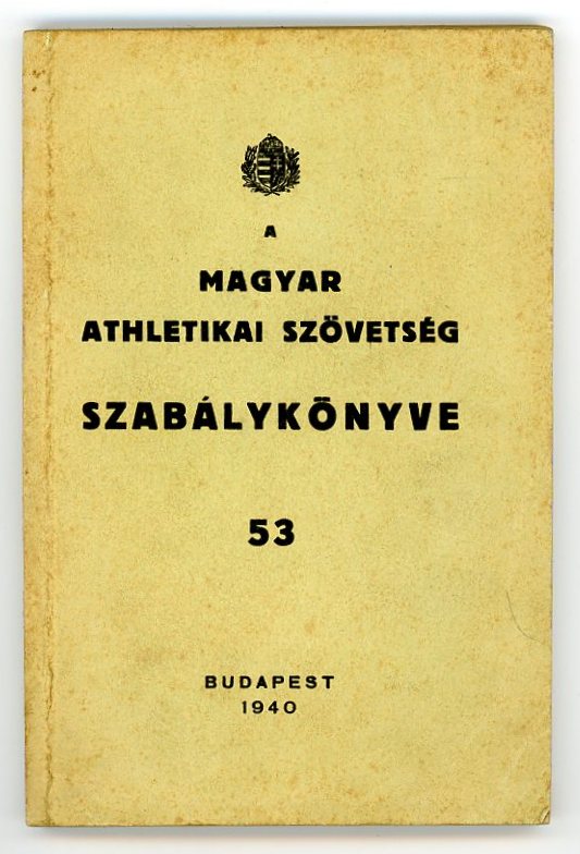 Szabálykönyv (Erkel Ferenc Múzeum CC BY-NC-SA)