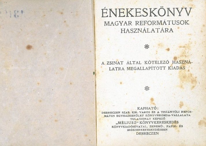 Zsoltároskönyv (Erkel Ferenc Múzeum CC BY-NC-SA)