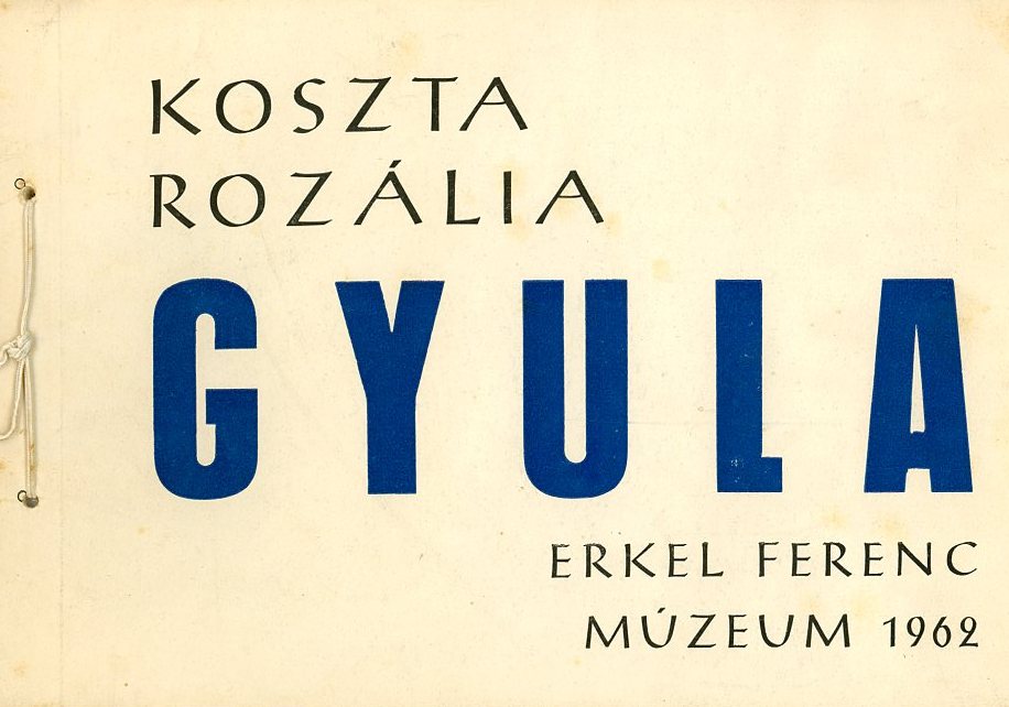 Füzet tusrajz- nyomatokkal (Erkel Ferenc Múzeum CC BY-NC-SA)