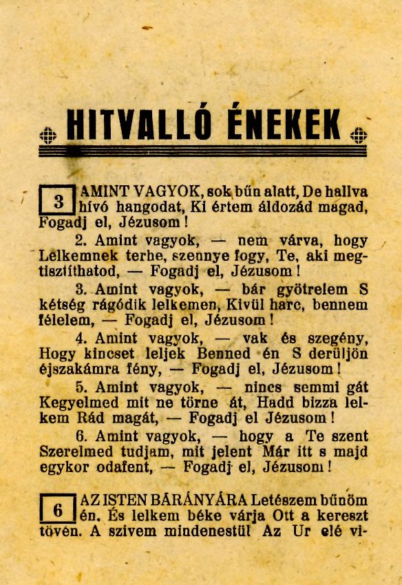 Énekszövegek nyomtatásban (Erkel Ferenc Múzeum CC BY-NC-SA)