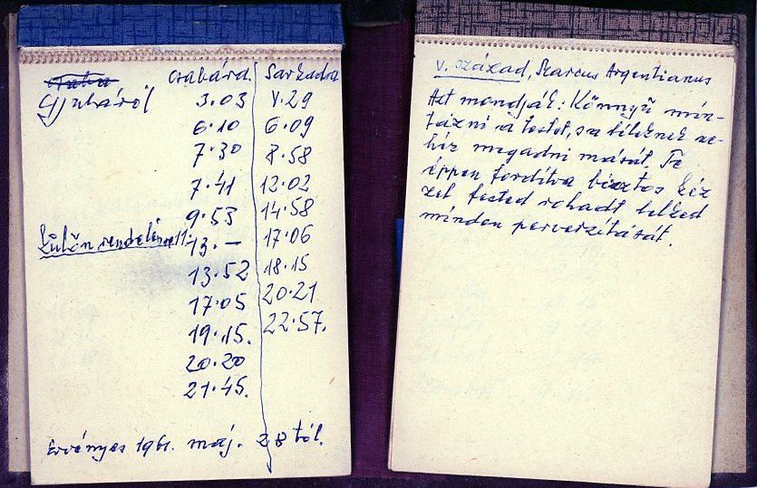 Notesz (Erkel Ferenc Múzeum CC BY-NC-SA)