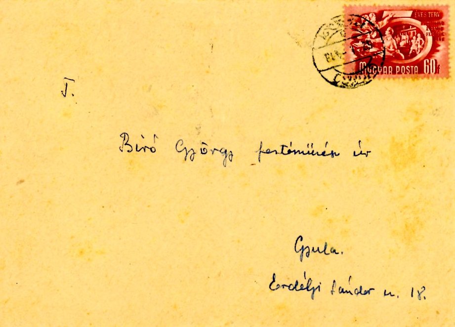Levelezés (Erkel Ferenc Múzeum CC BY-NC-SA)