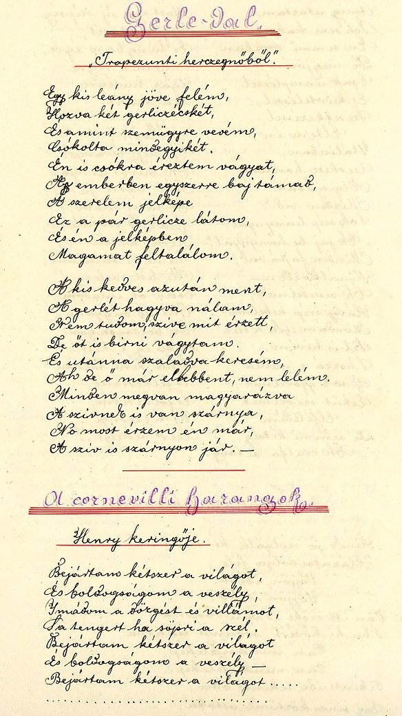 Szövegkönyv (Erkel Ferenc Múzeum CC BY-NC-SA)