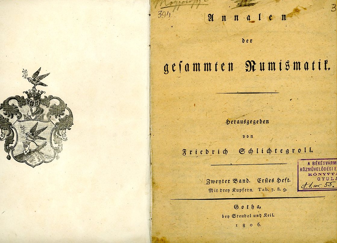 Numizmatikai kézikönyv (Erkel Ferenc Múzeum CC BY-NC-SA)
