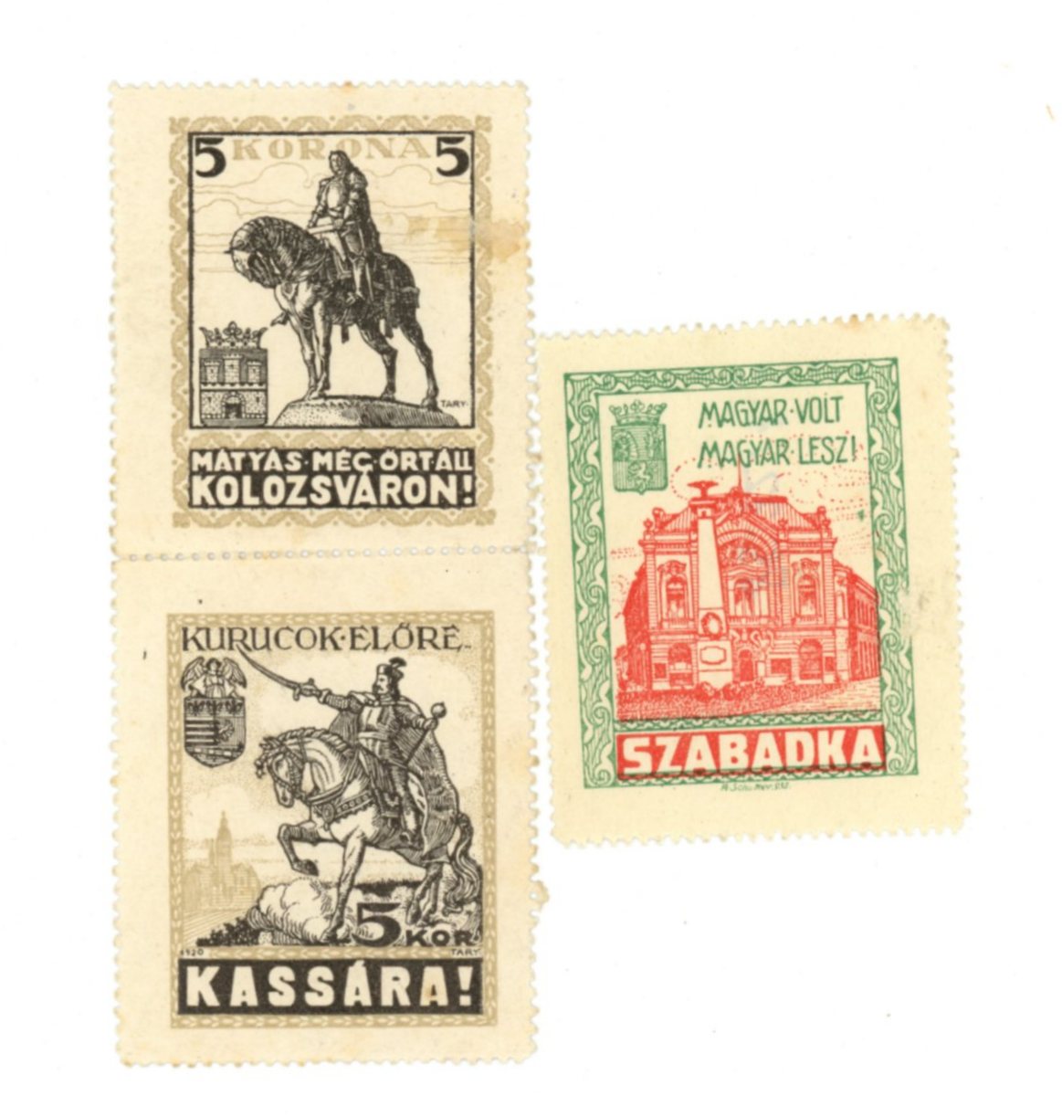 Levélzáró bélyegek (Erkel Ferenc Múzeum CC BY-NC-SA)