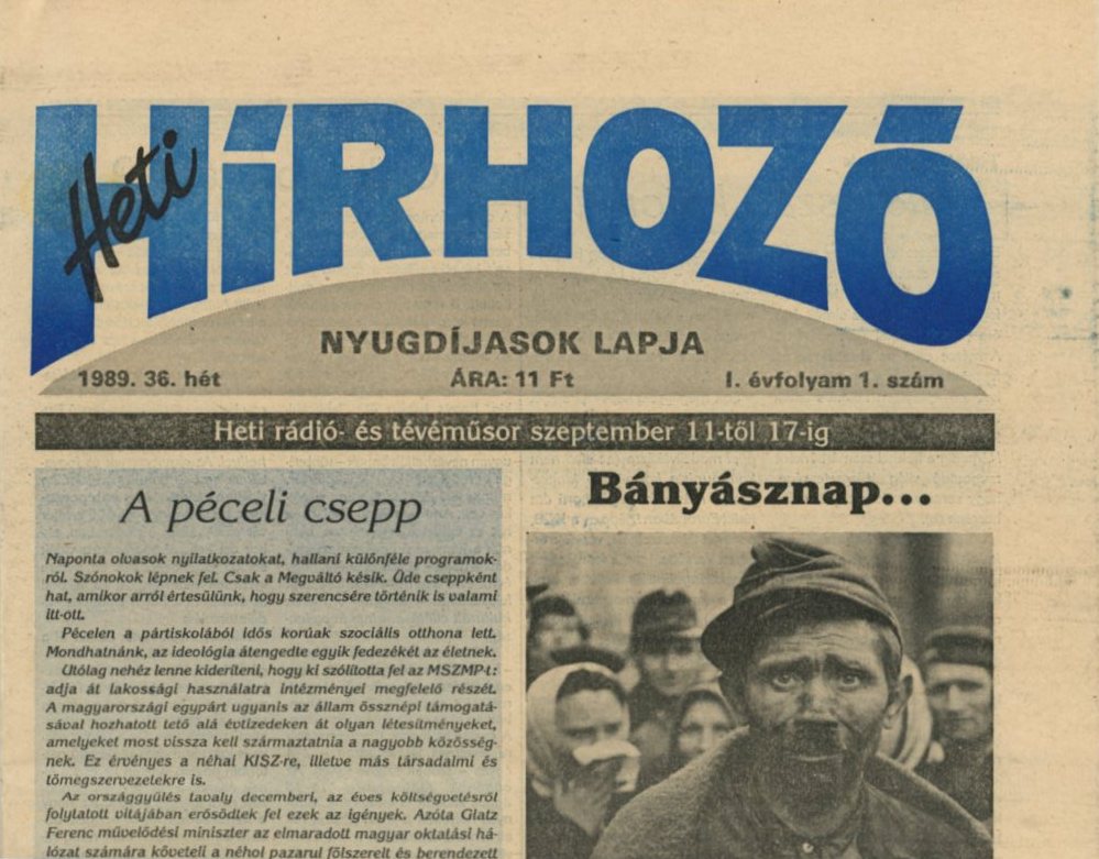 Újság :  Heti Hírhozó (Erkel Ferenc Múzeum CC BY-NC-SA)