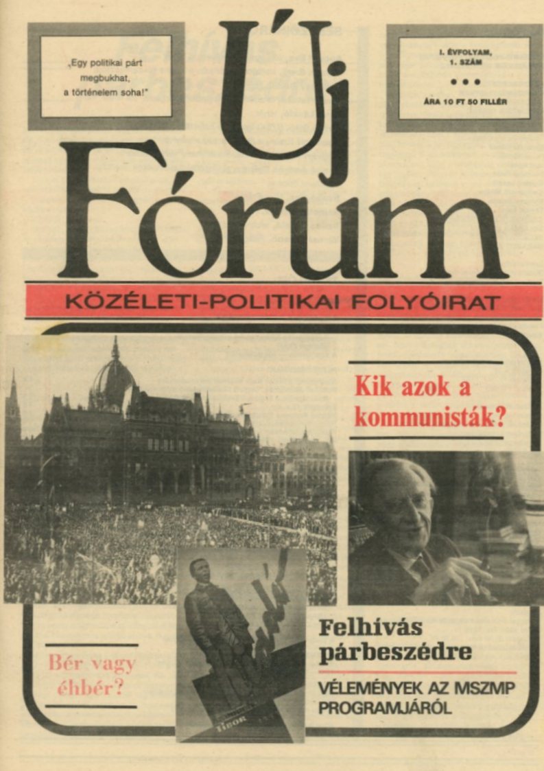 Újság :  Új Fórum (Erkel Ferenc Múzeum CC BY-NC-SA)