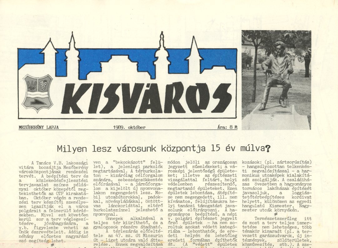 Újság : Kisváros (Erkel Ferenc Múzeum CC BY-NC-SA)