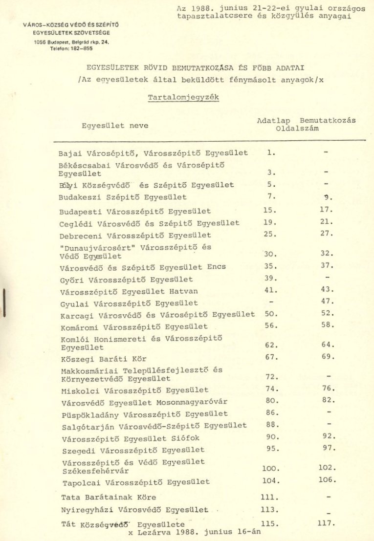 Közgyűlési anyag (Erkel Ferenc Múzeum CC BY-NC-SA)