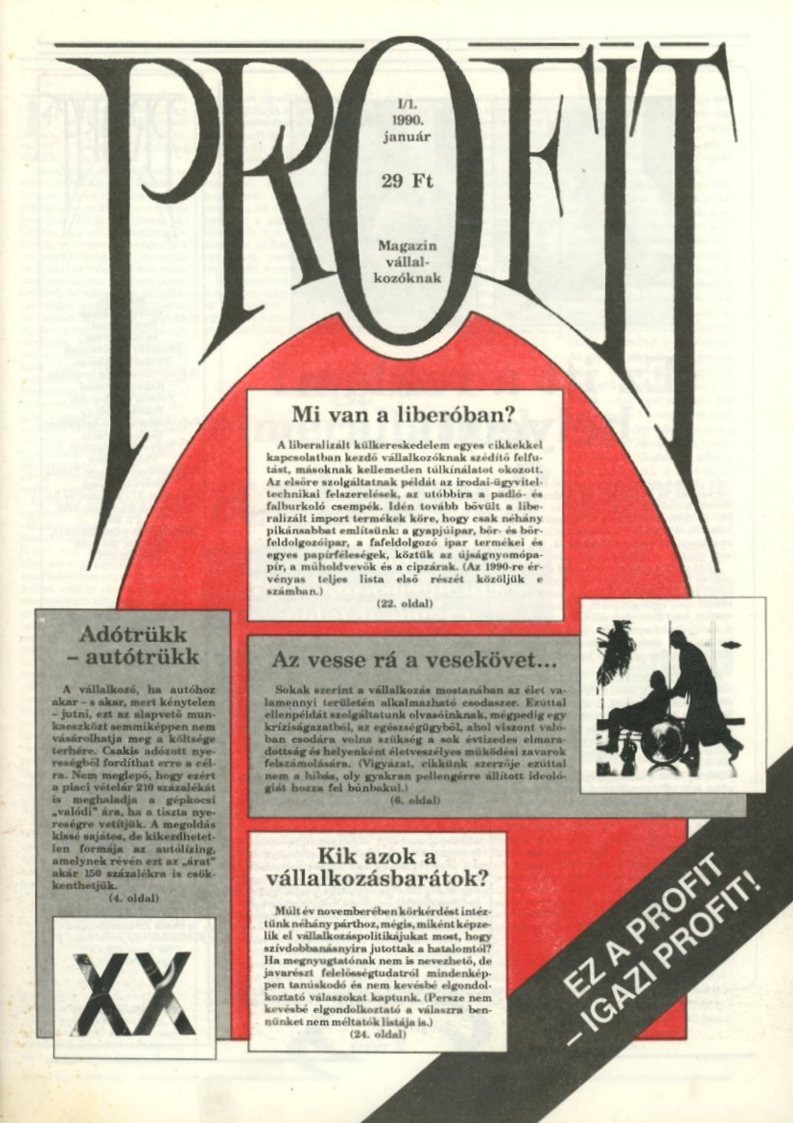 Újság : Profit (Erkel Ferenc Múzeum CC BY-NC-SA)