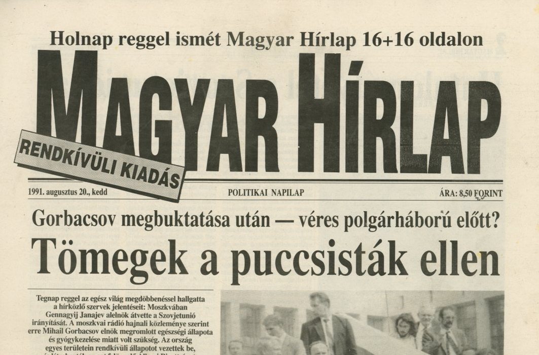Újság : Magyar hírlap (Erkel Ferenc Múzeum CC BY-NC-SA)