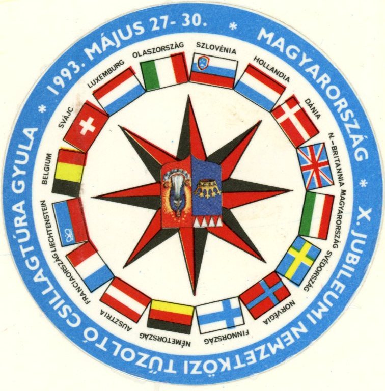 Öntapadós embléma : Csillagbúra (Erkel Ferenc Múzeum CC BY-NC-SA)