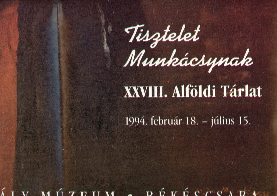Plakát- Bcs. Munkácsy kiállítás (Erkel Ferenc Múzeum CC BY-NC-SA)