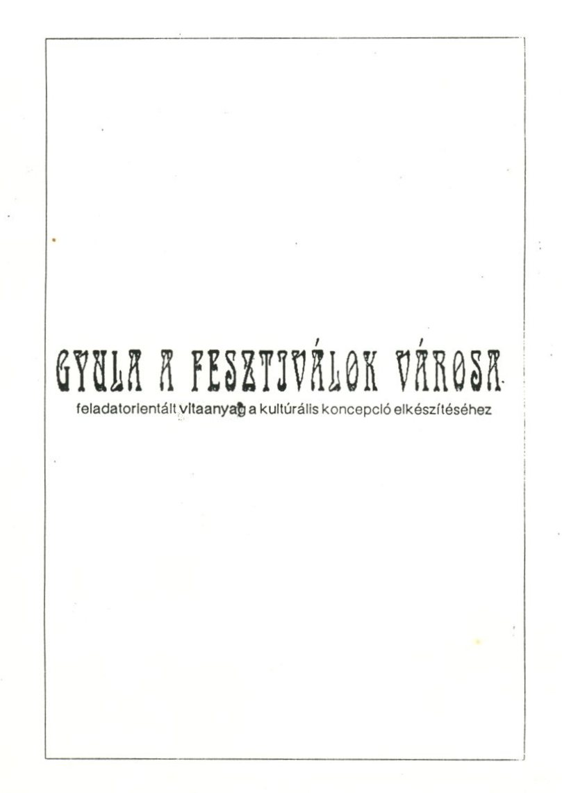 Program fénymásolatban (Erkel Ferenc Múzeum CC BY-NC-SA)