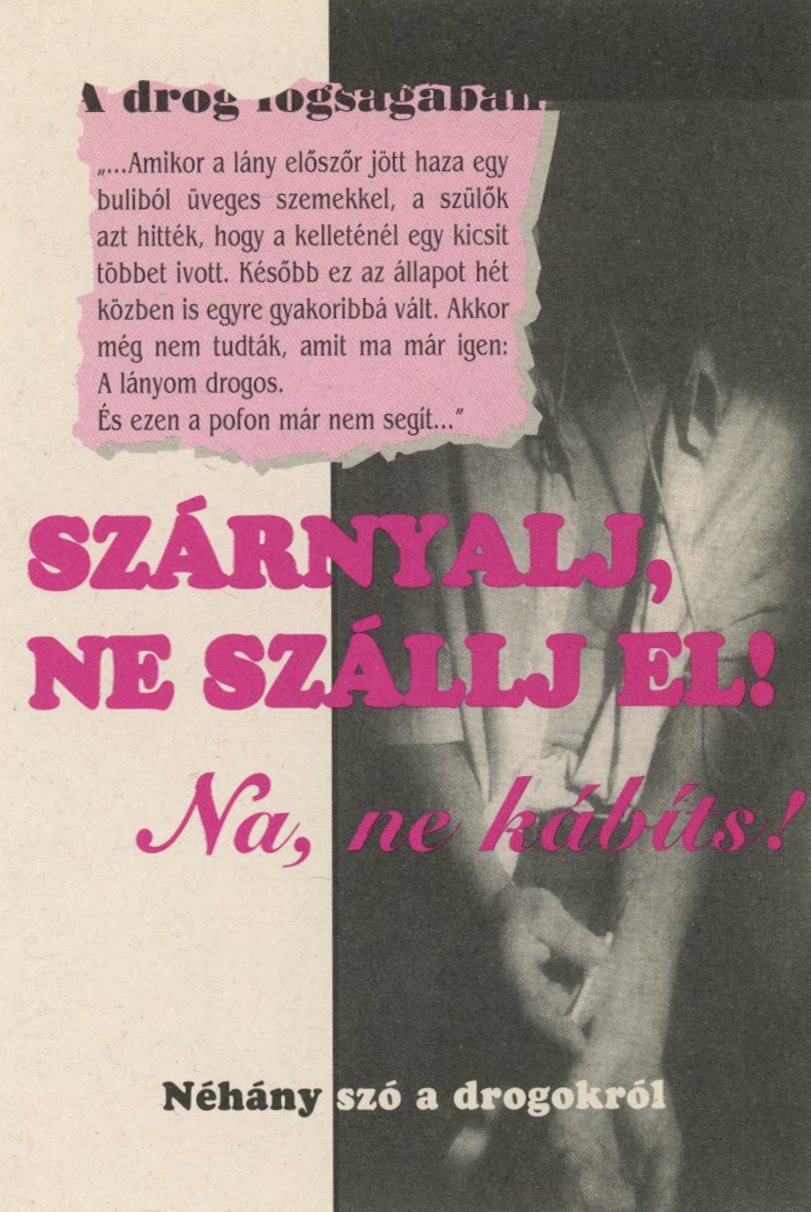 Drog és AIDS ellenes füzet (Erkel Ferenc Múzeum CC BY-NC-SA)