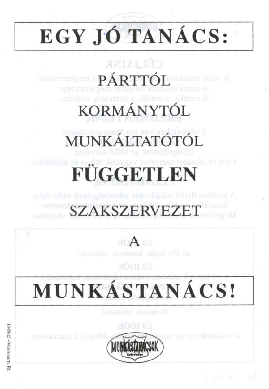 A Munkástanácsok lapja (Erkel Ferenc Múzeum CC BY-NC-SA)